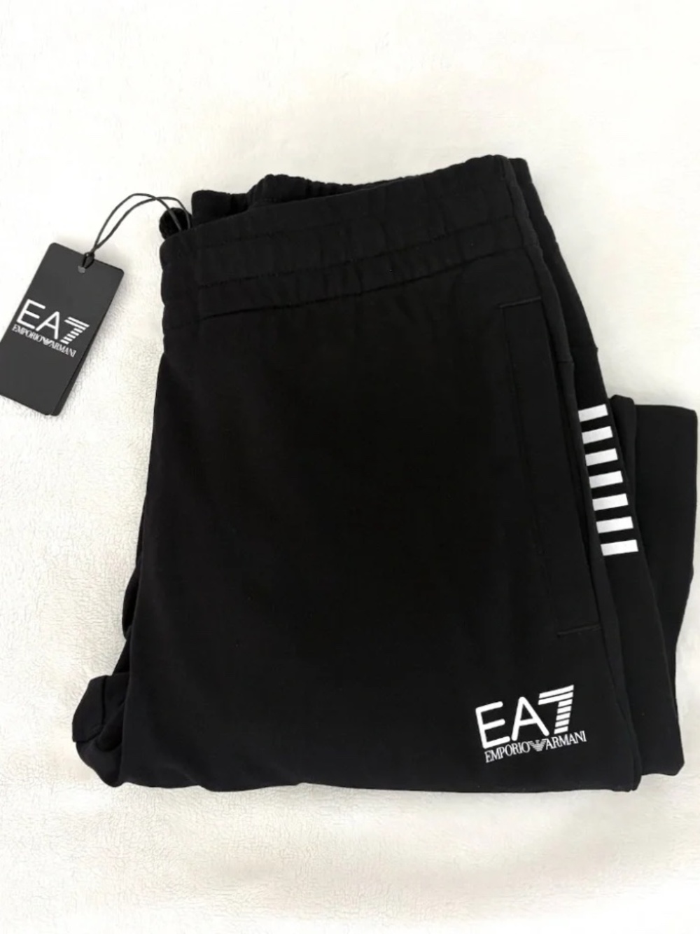 EA7 EMPORIO ARMANI Sweatpants in BLACK size (SMALL 30-34W x 30L) NEW
